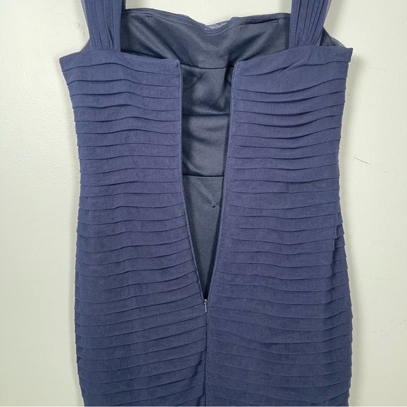 Xscape Navy Cocktail Dress - Picture 5 of 10